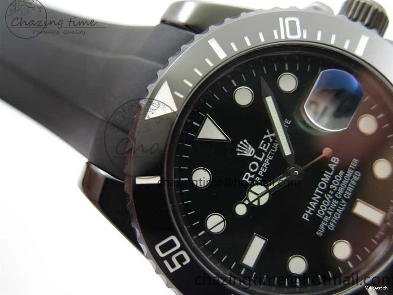 Edition SA3135 Black Black Green Strap Rubber Submariner Best 5GF Ceramic Dial on 40mm 0425